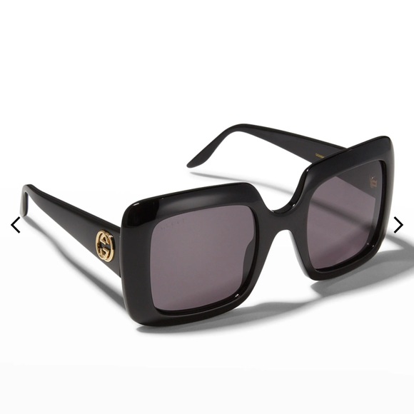 Gucci
Interlocking G Oversized Square Acetate Sunglasses New - Picture 1 of 4